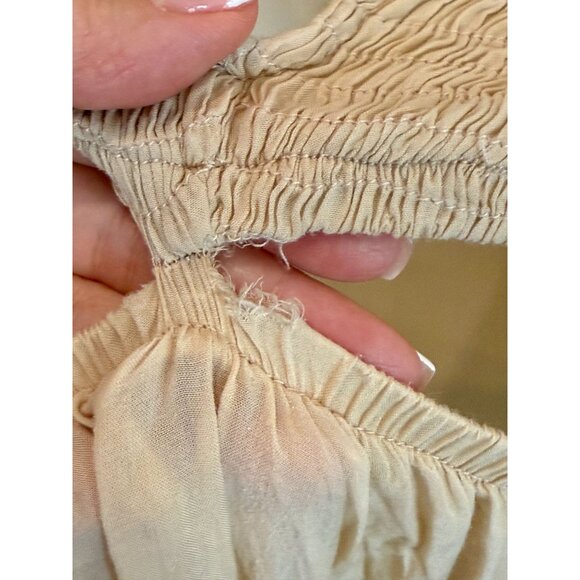 Indah Julie Solid Ruched Bodice Cutaway Maxi Dress NWOT - Size M - Picture 9 of 11